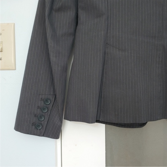 😊Banana Republic Sz6 Striped Business Casual Blazer - Picture 6 of 12